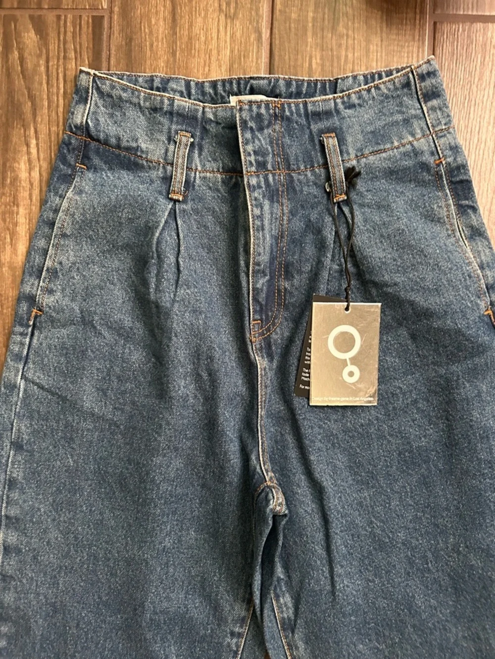 NWT Insane Gene High Rise Balloon Jeans Dark Wash Sz 5